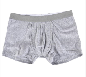 Logo Custom Stretch Knitted Cotton Men's Boxers