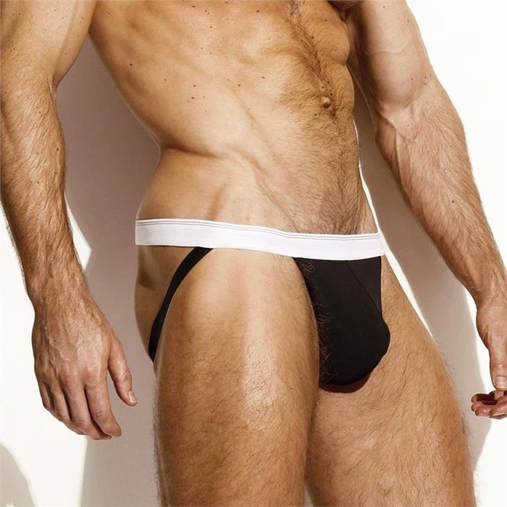 soft cotton Solid sexy jocstrap male thong mens underwear boxer brief