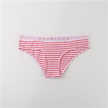 Yarn Dyed Striped Breathable Women's Briefs
